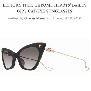 Chrome Hearts Bailey Girl Cat-Eye Sunglasses